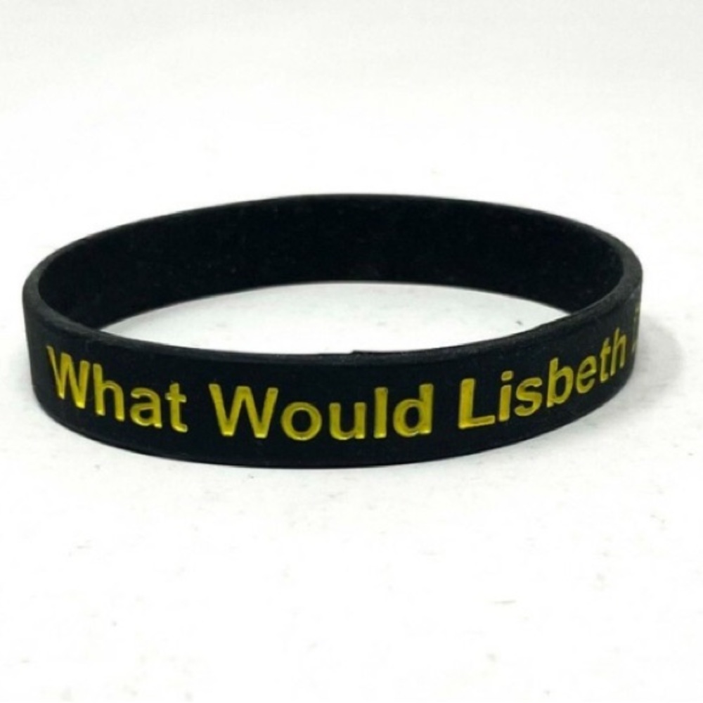 New Rare Girl with the Dragon Tattoo Silicone Bracelet 2006 Comic Con